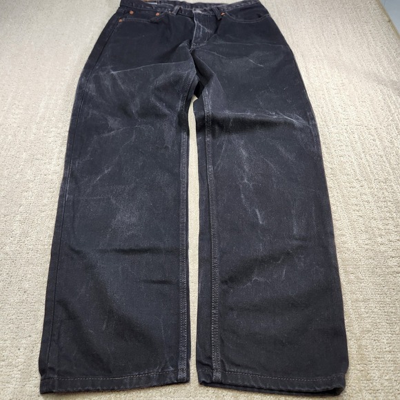Levi's Other - Levis 550 Jeans Men 33X32 Black Denim Dad Relaxed Taper Cotton Washed